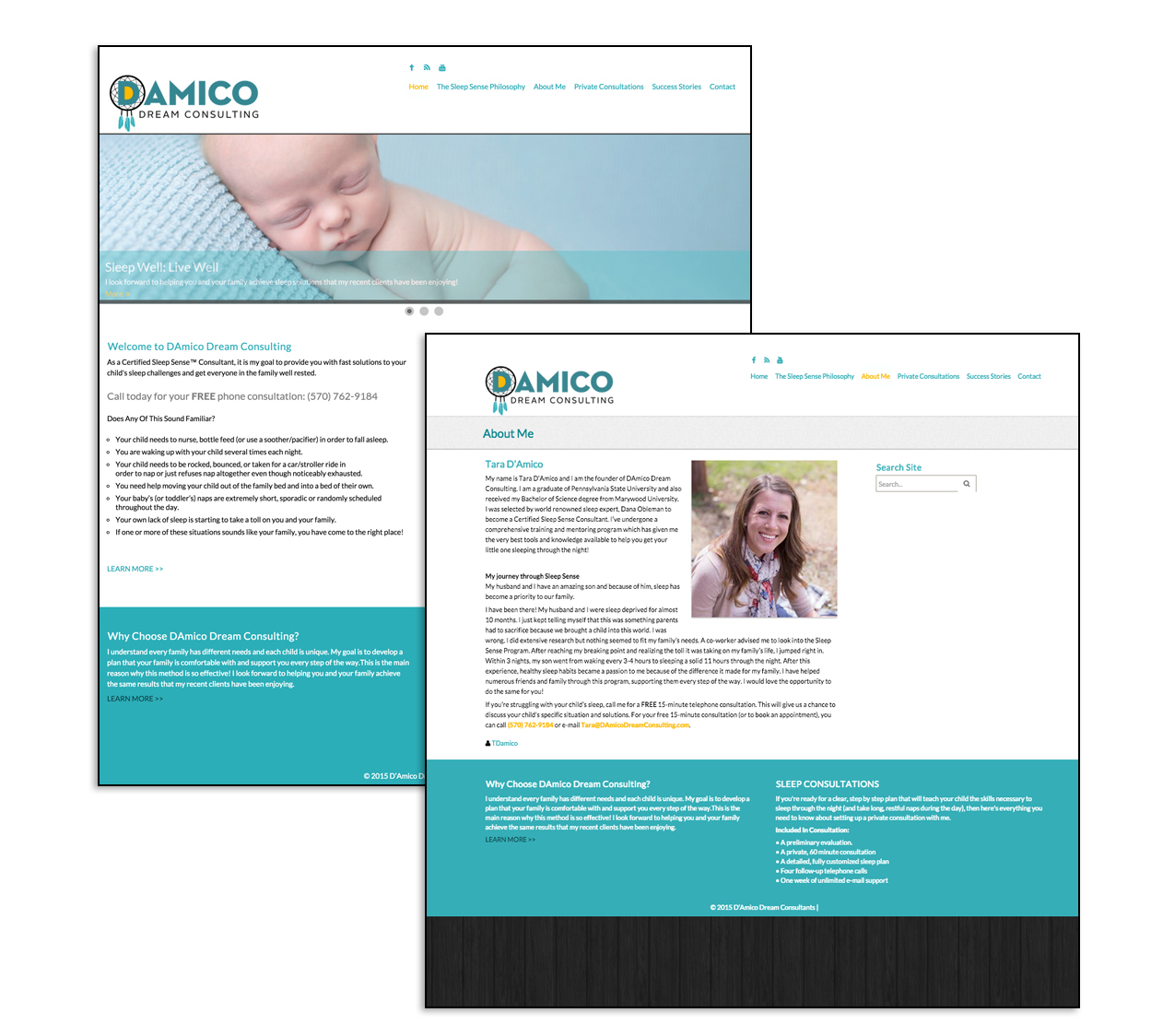 D'Amico Dream Consulting Website